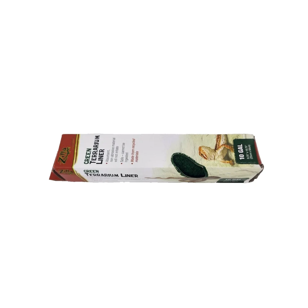 Zilla Reptile Terrarium‎ Bedding Substrate Liner Green 10 Gallon